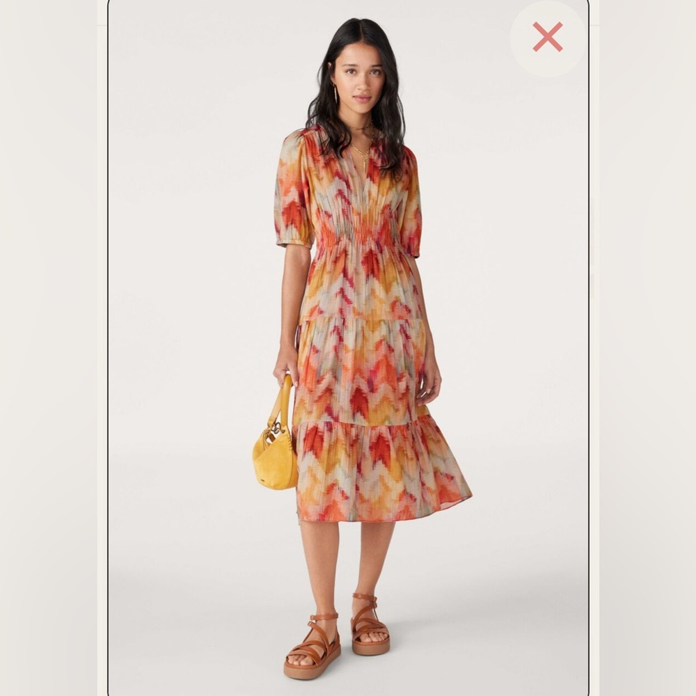 ba&sh Multicolor Midi Dress